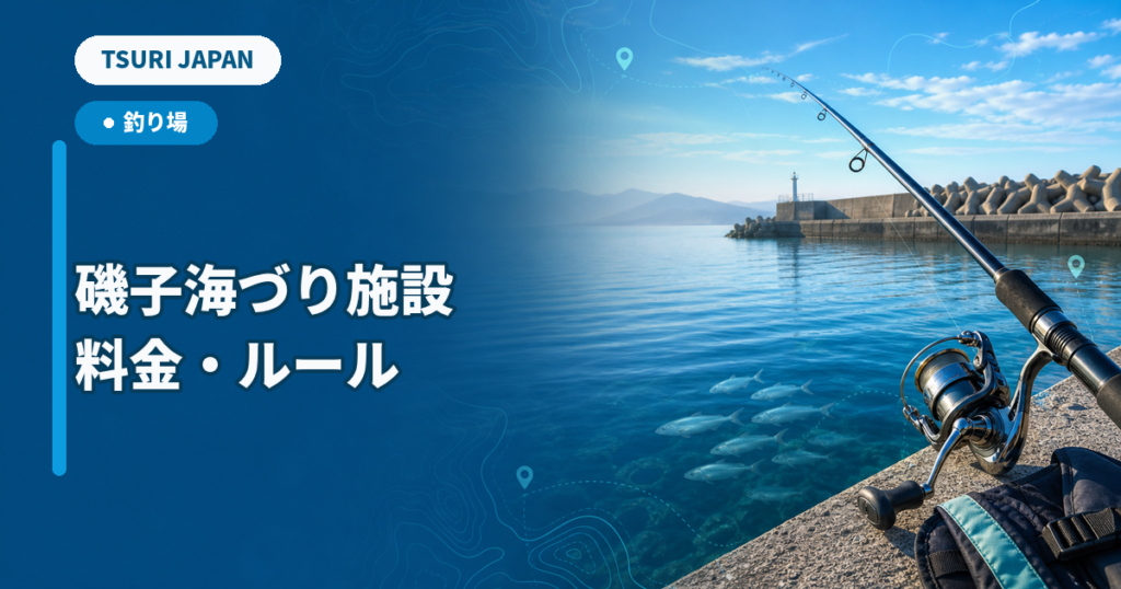 初心者が海づり施設を利用する様子を表現したTSURI JAPANのイメージ