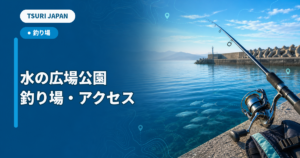 海辺の釣り場を表現したTSURI JAPANの釣り場イメージ