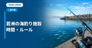 海辺の釣り場を表現したTSURI JAPANの釣り場イメージ