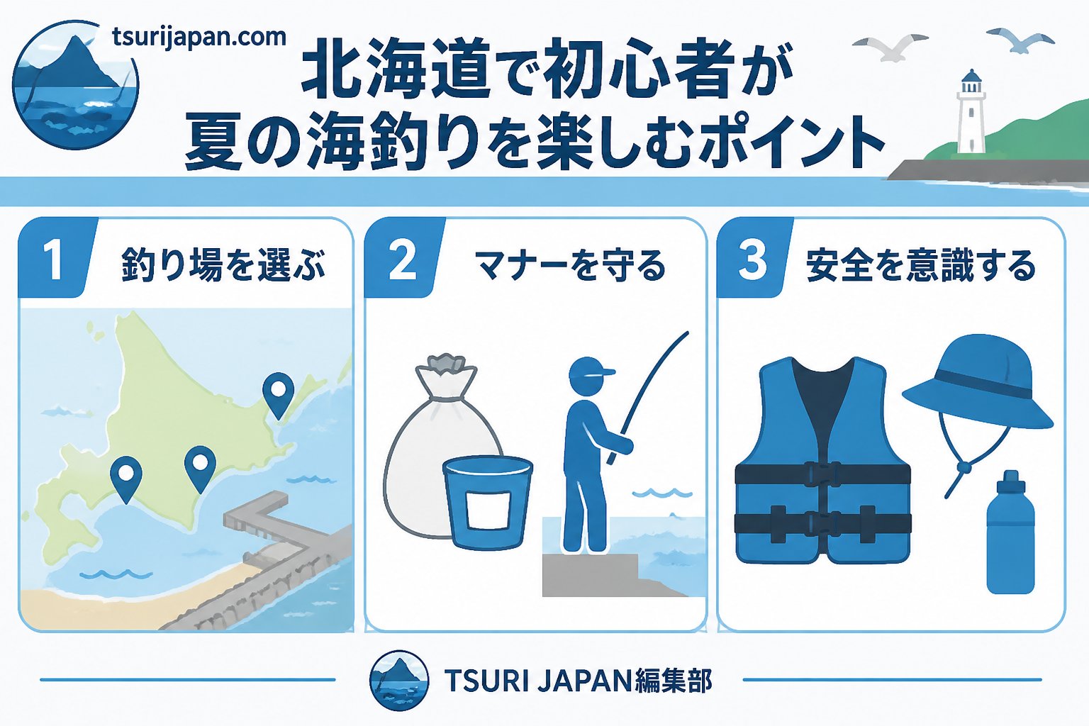 釣り場 北海道で初心者が夏の海釣りを楽しむための釣り場選びとマナー・安全のポイント