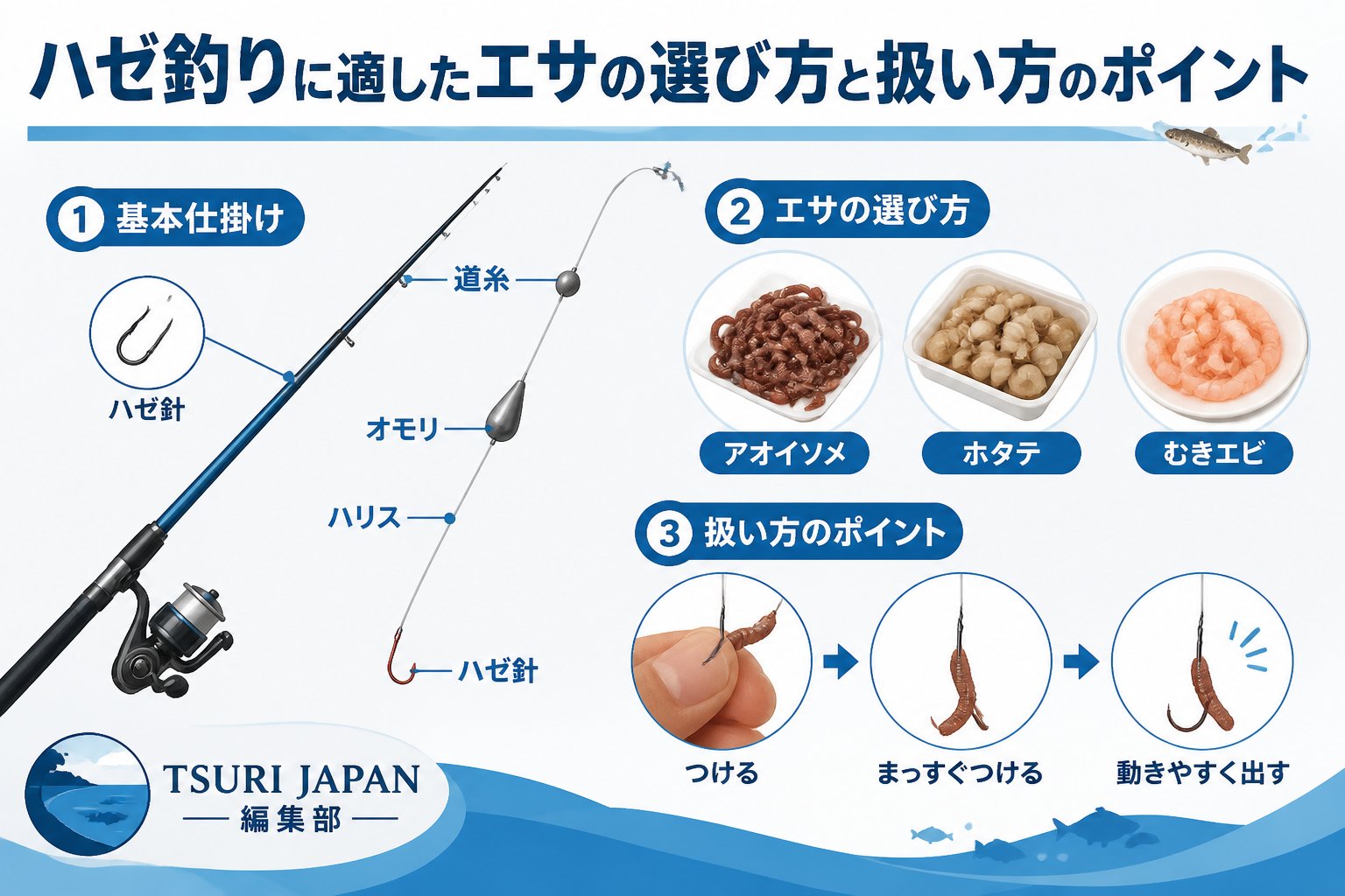 魚種 ハゼ釣りに適したエサの選び方と扱い方のポイント