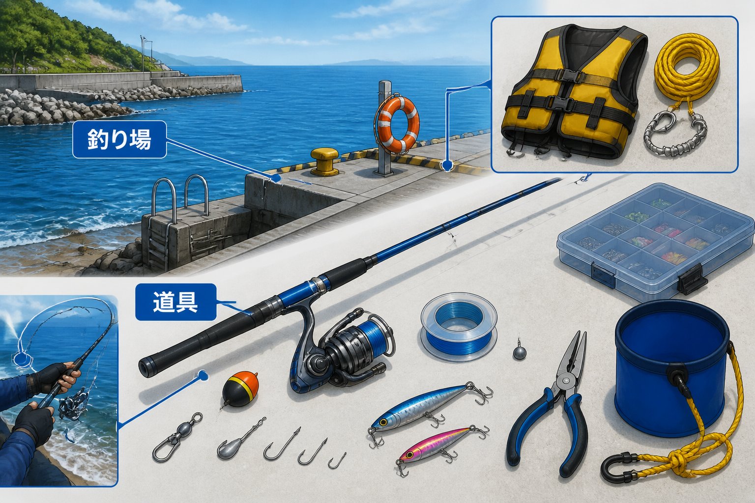安全 海釣り初心者が安全に楽しむための準備と注意点