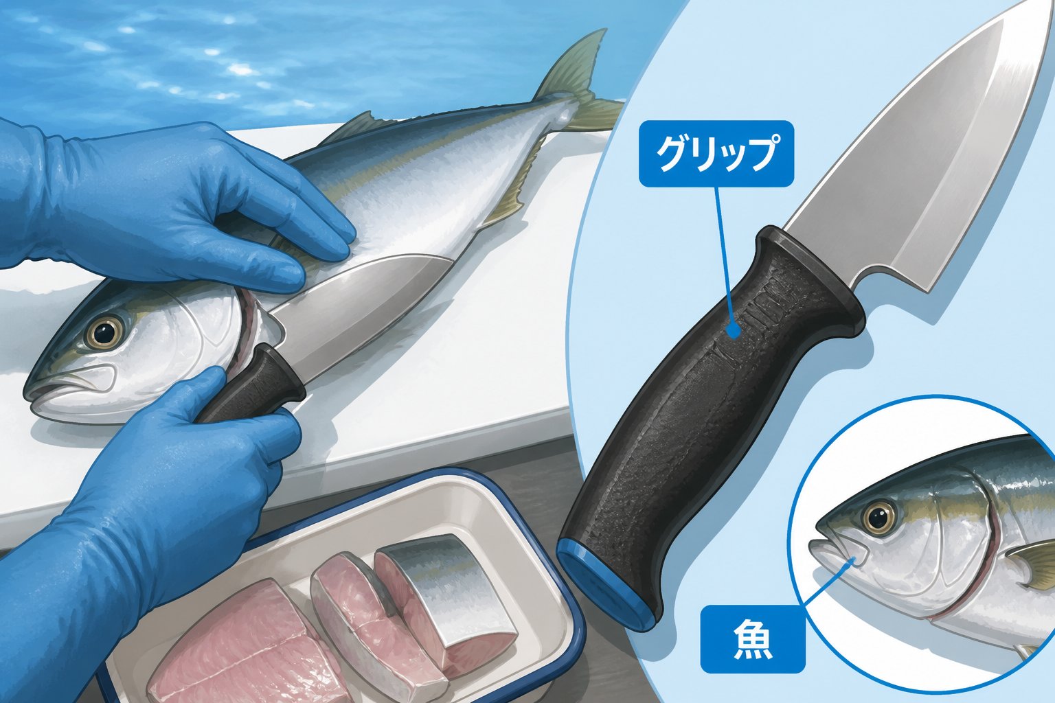 釣具 釣り初心者のフィッシングナイフランキングの比較基準