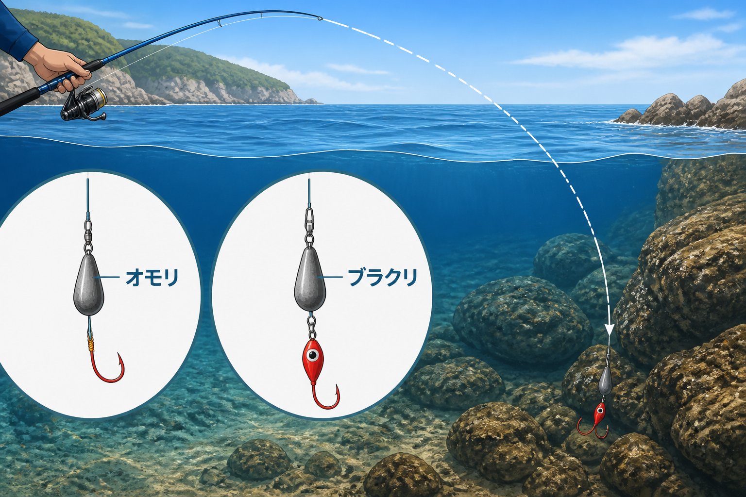 釣り方 穴釣りで根掛かりが起こる原因とは?