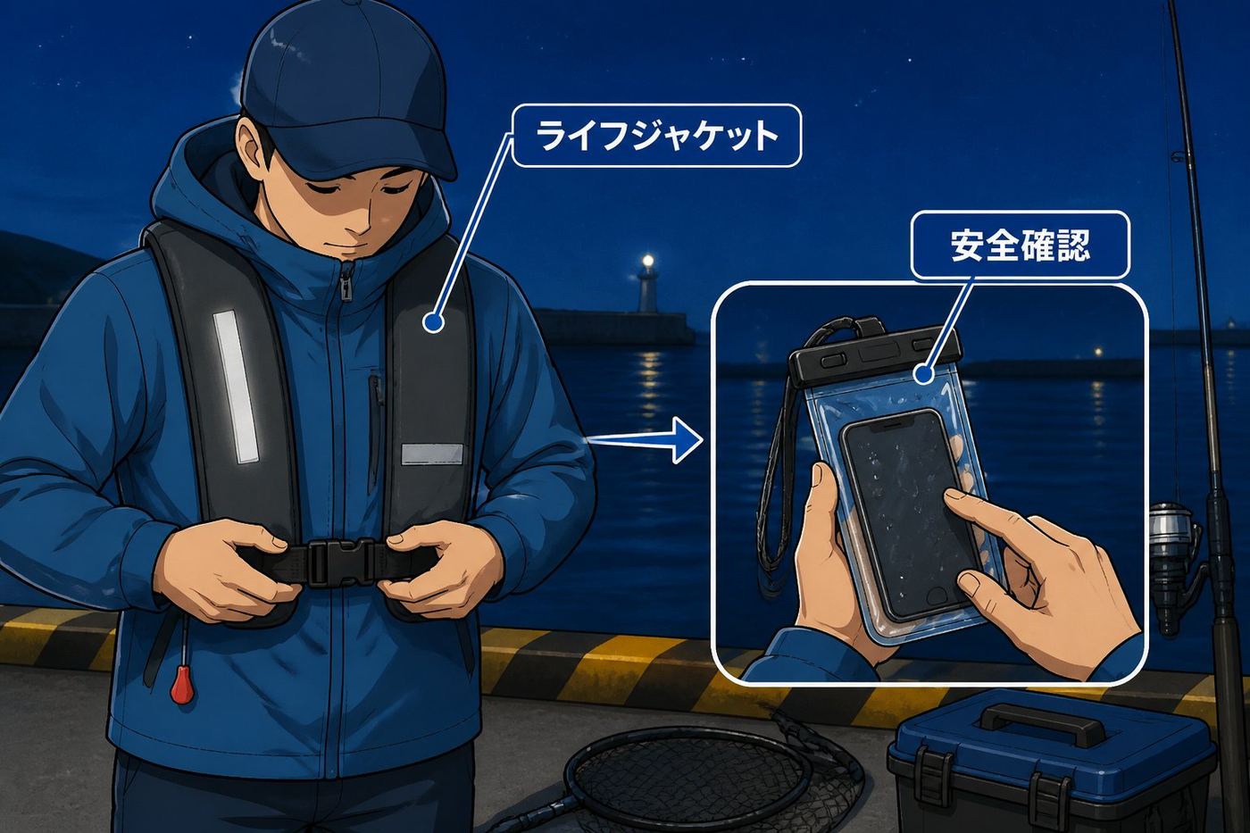 釣り方 夜釣り初心者が知るべき安全面の判断基準と対策