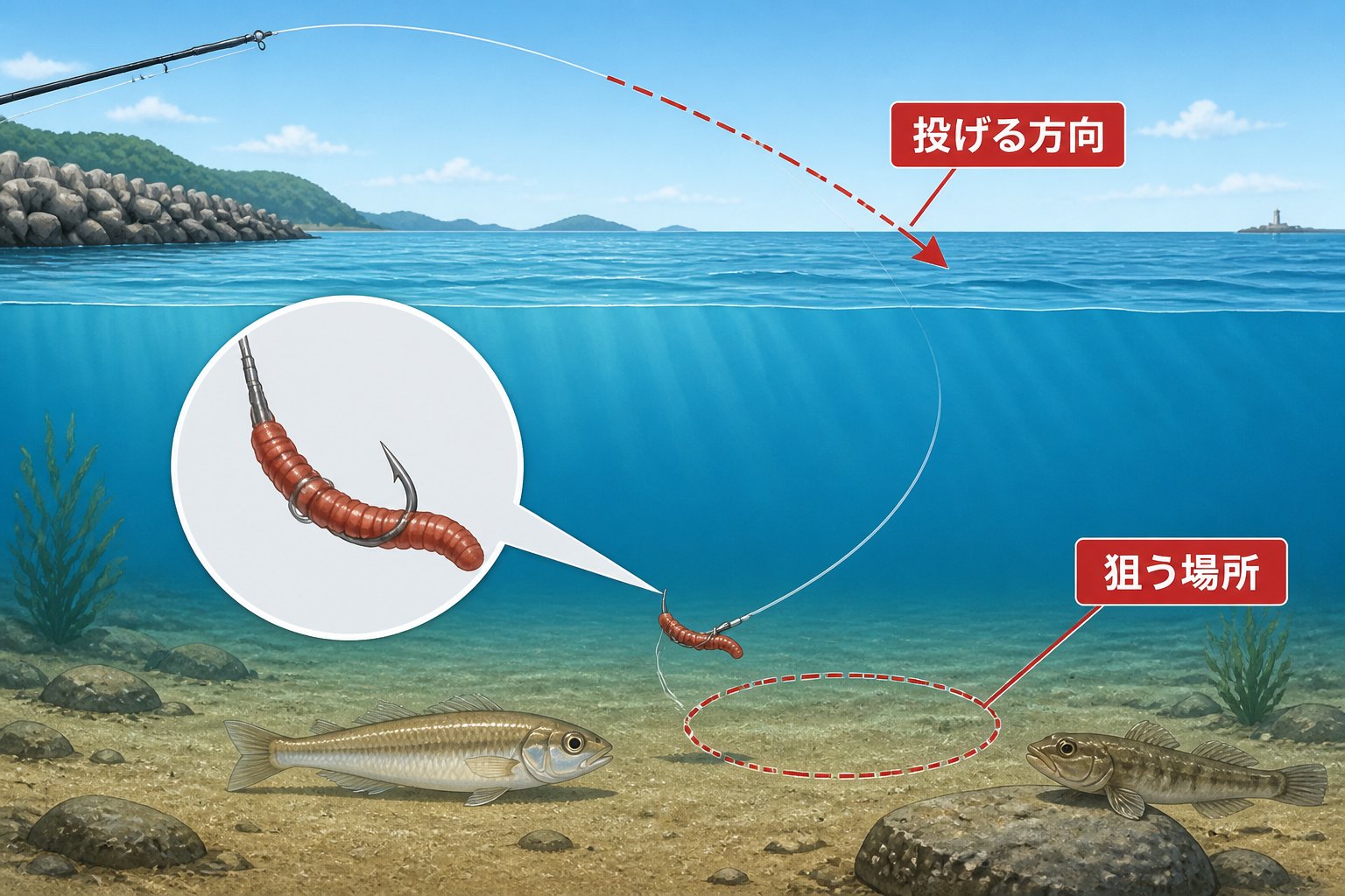 釣具 第1位:アオイソメ