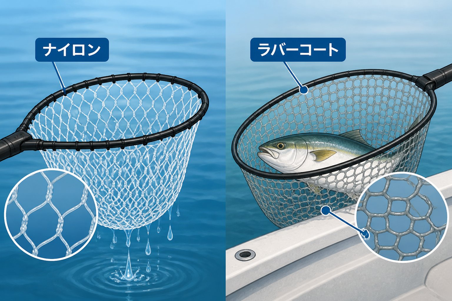 釣具 釣り初心者のランディングネットランキングの比較基準