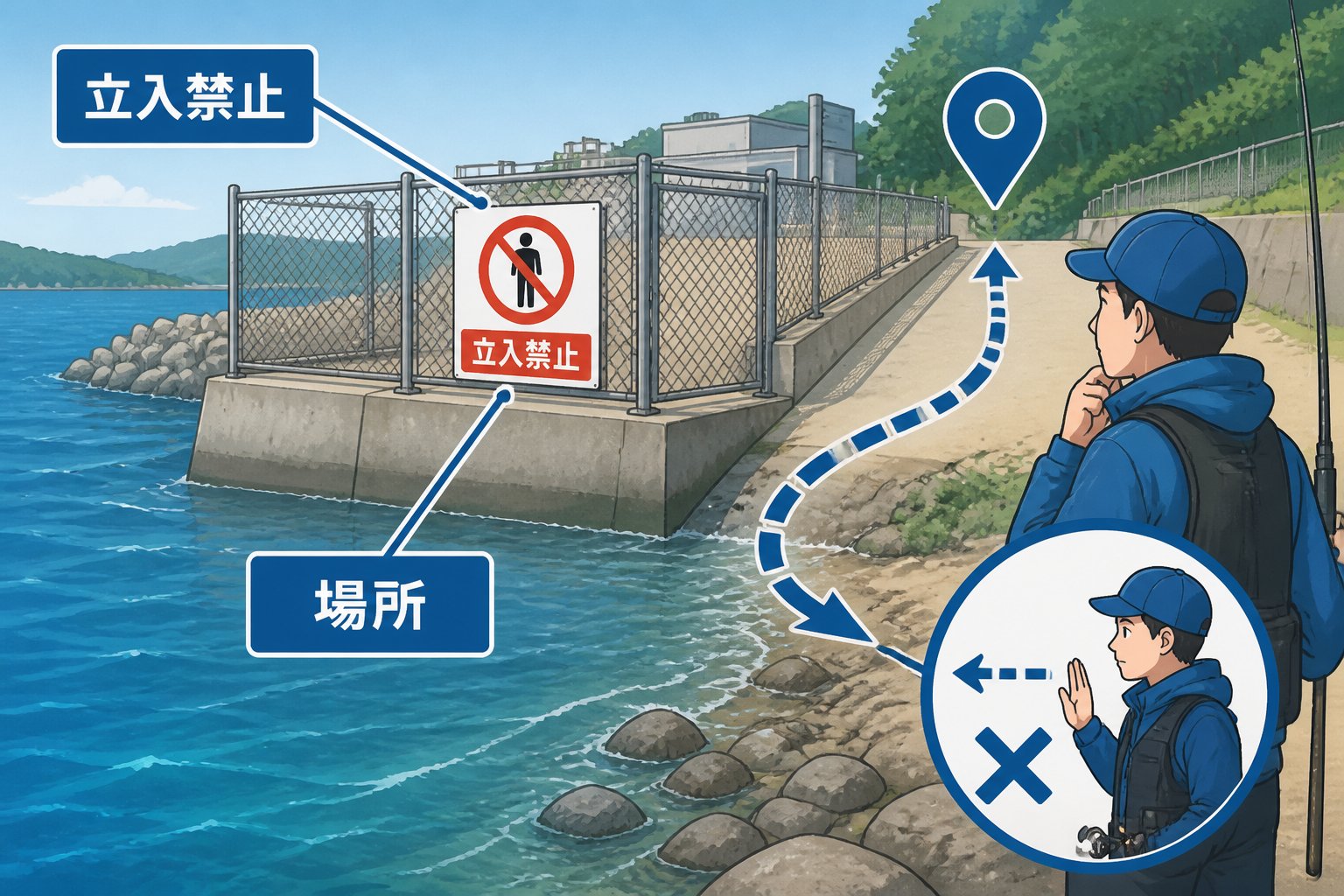 安全 釣り場の立入禁止を初心者が判断する基準と確認方法
