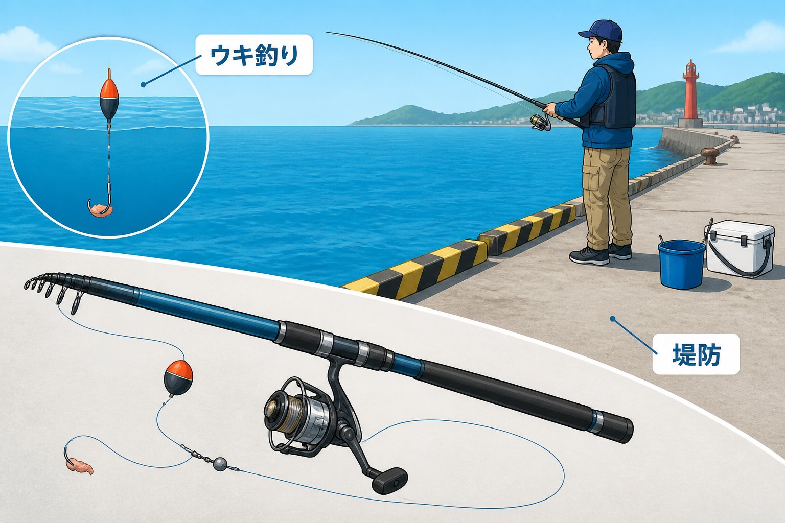釣具 海釣りで万能竿の長さを選ぶ際の基礎知識と理由