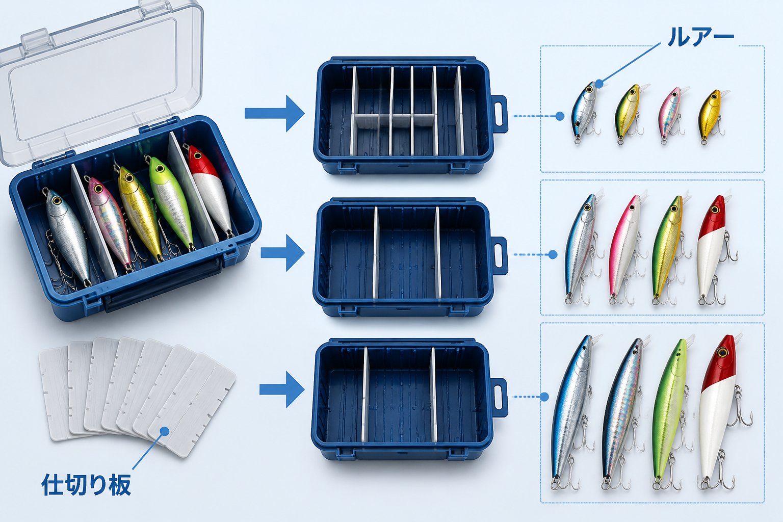釣具 釣り初心者のルアーケースランキングの比較基準