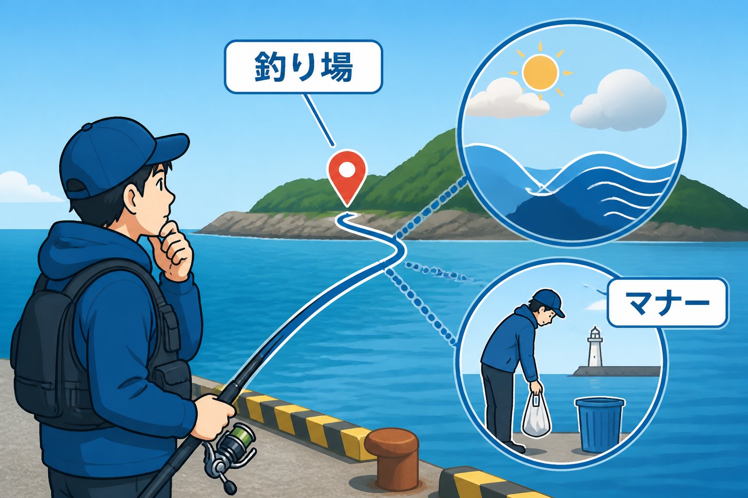 釣具 釣り初心者の釣行前に場所を選ぶ理由と準備のチェックリスト