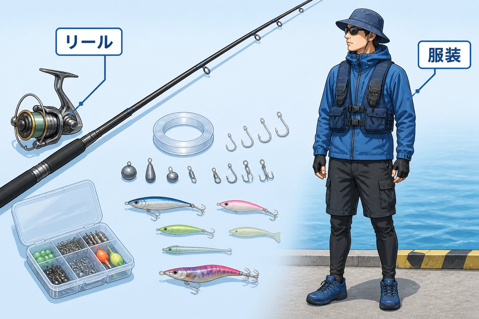 釣具 釣り初心者の釣行前に揃えるべき釣具と準備基準のチェックリスト