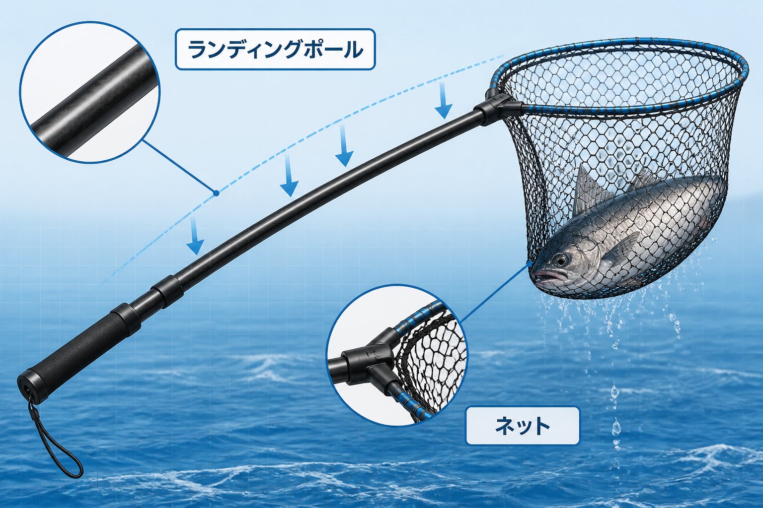 釣具 ランディングポールを使う理由と役割