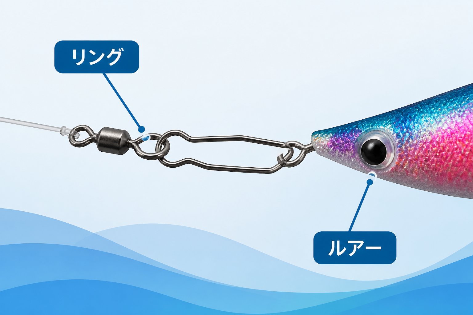 釣具 第2位：DAIWA EGスナップ ローリングスイベルSS クイックリー2