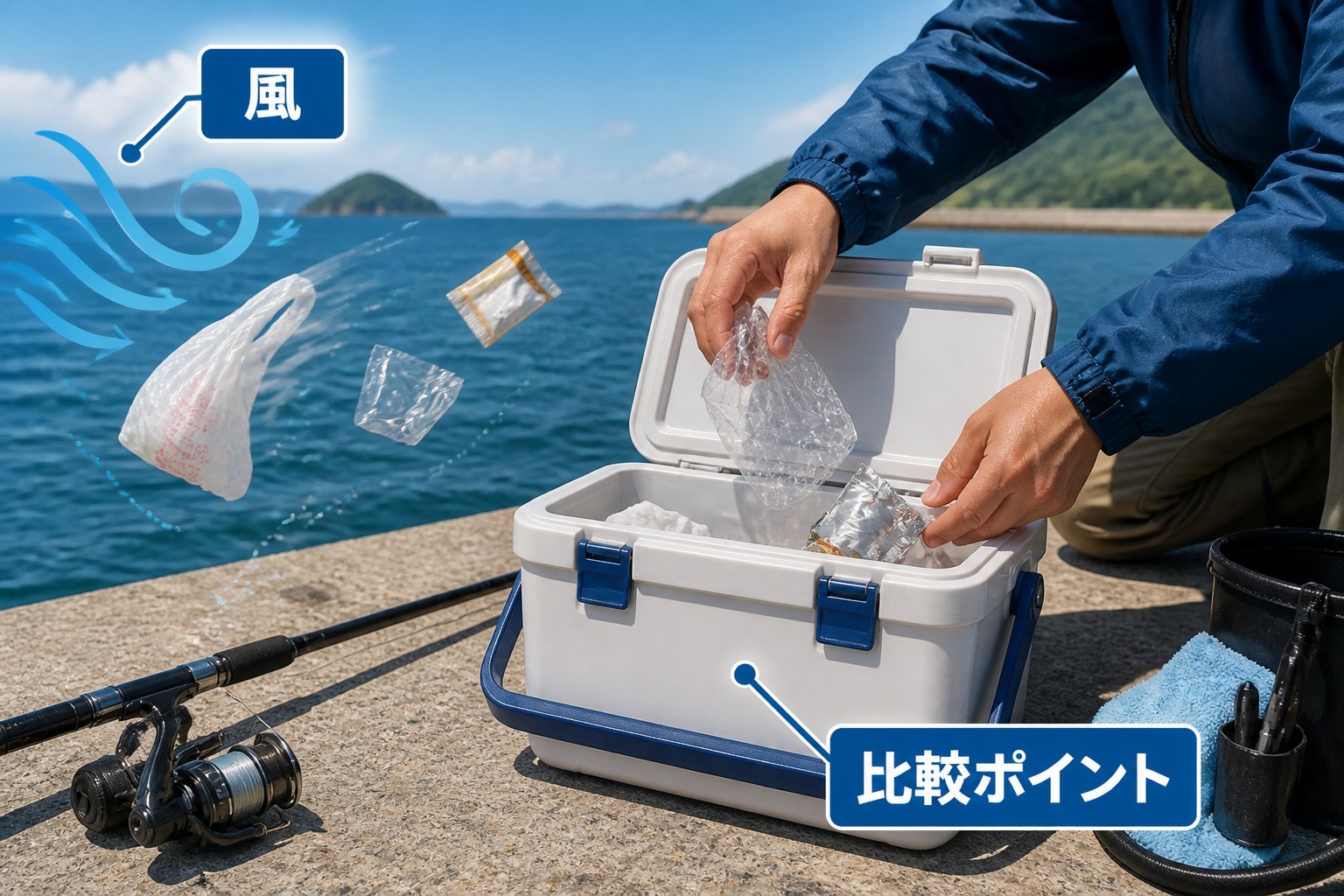釣具 釣り初心者のゴミ対策道具ランキングの比較基準