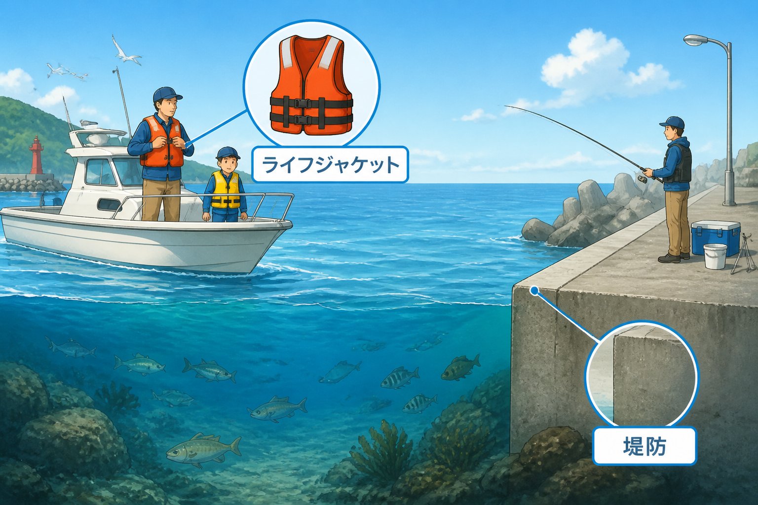 安全 堤防釣りでライフジャケットが必要か初心者向けに確認する方法