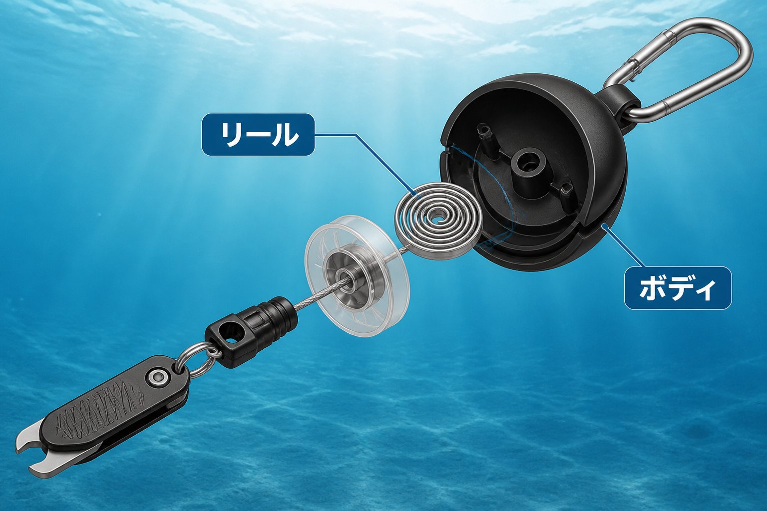 釣具 第2位:DAIWA ラインカッターV ピンオンリール付きR