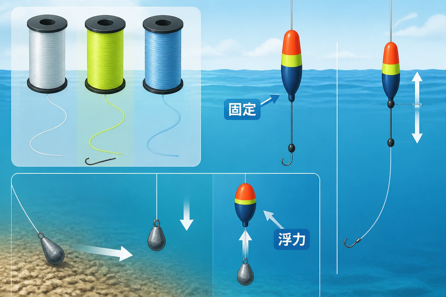 釣具 釣り初心者が釣具の役割を理解して選ぶ判断基準