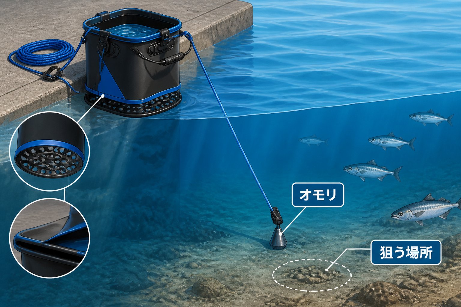 釣具 第1位:活かし水くみ(J)
