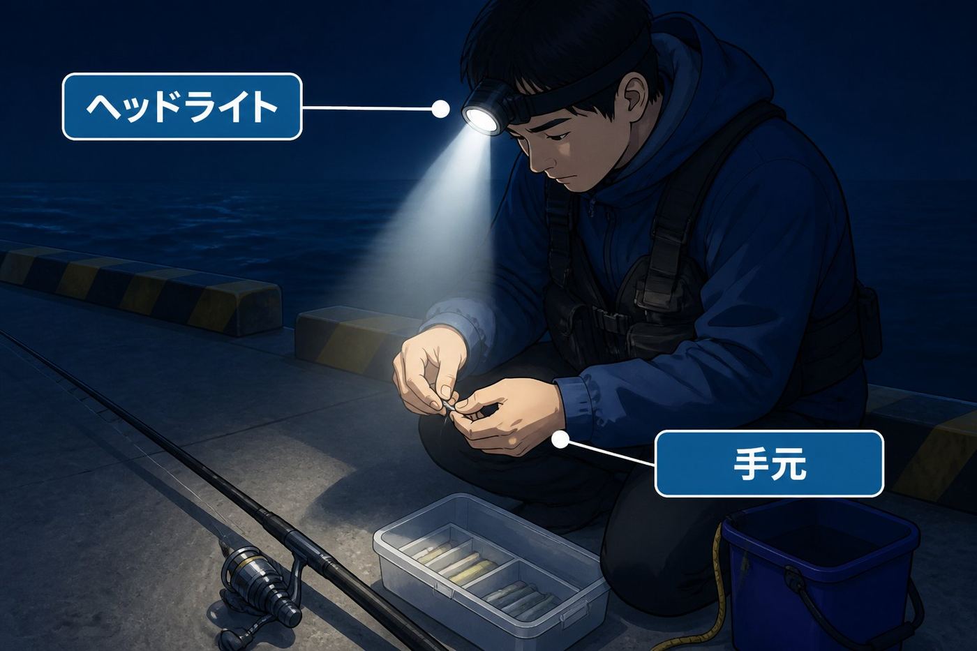釣具 なぜ釣り初心者にヘッドライトが必要なのか