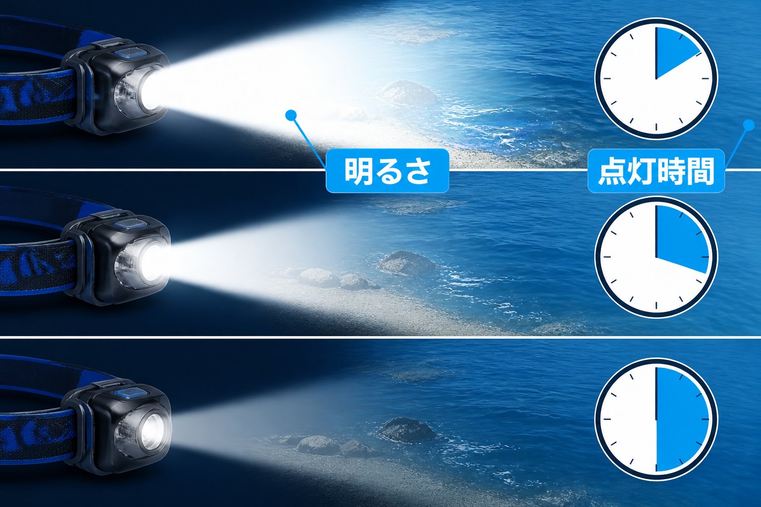 釣具 初心者がヘッドライトを選ぶ具体的な手順