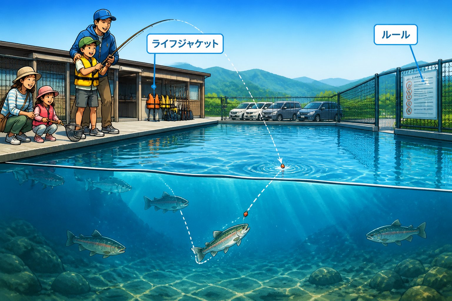 新潟県の初心者・親子向け釣り施設TOP5|アクセス・料金・安全面で徹底比較「選定基準」の図解