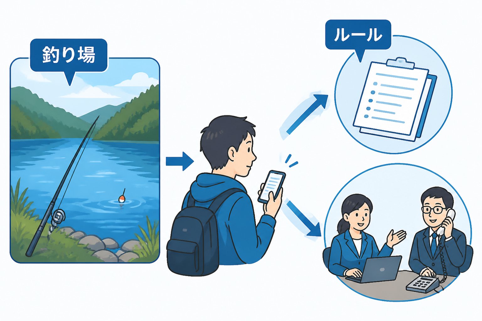 安全 内水面の釣りに関する遊漁規則の基本と禁止期間
