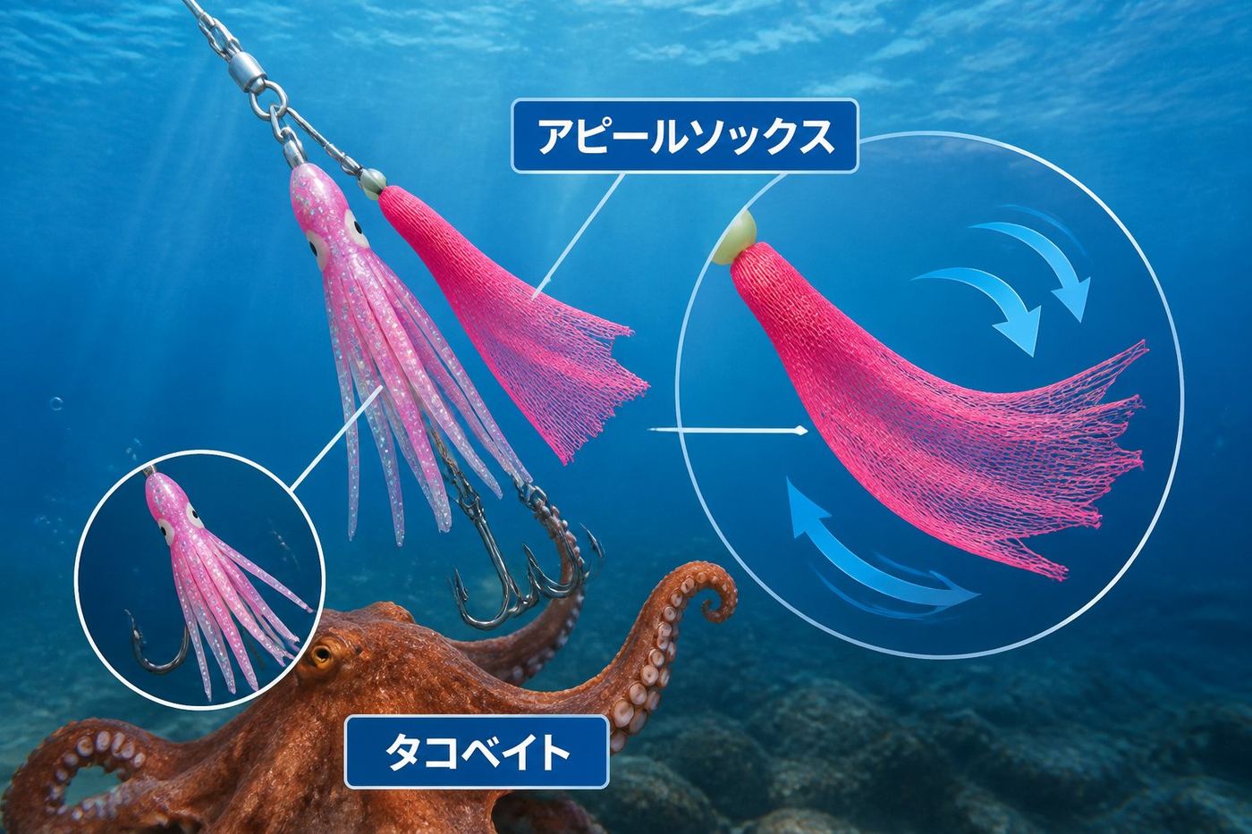 釣具 岸タコ釣りのタコゆら仕掛けランキングTOP3:小ダコ・大ダコ・連結用途で比較の比較基準