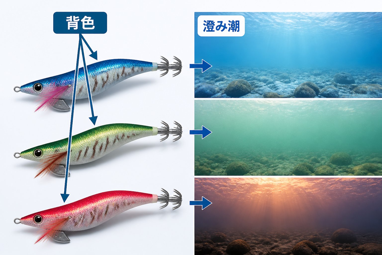 釣り方 背色とボディカラーは別の要素