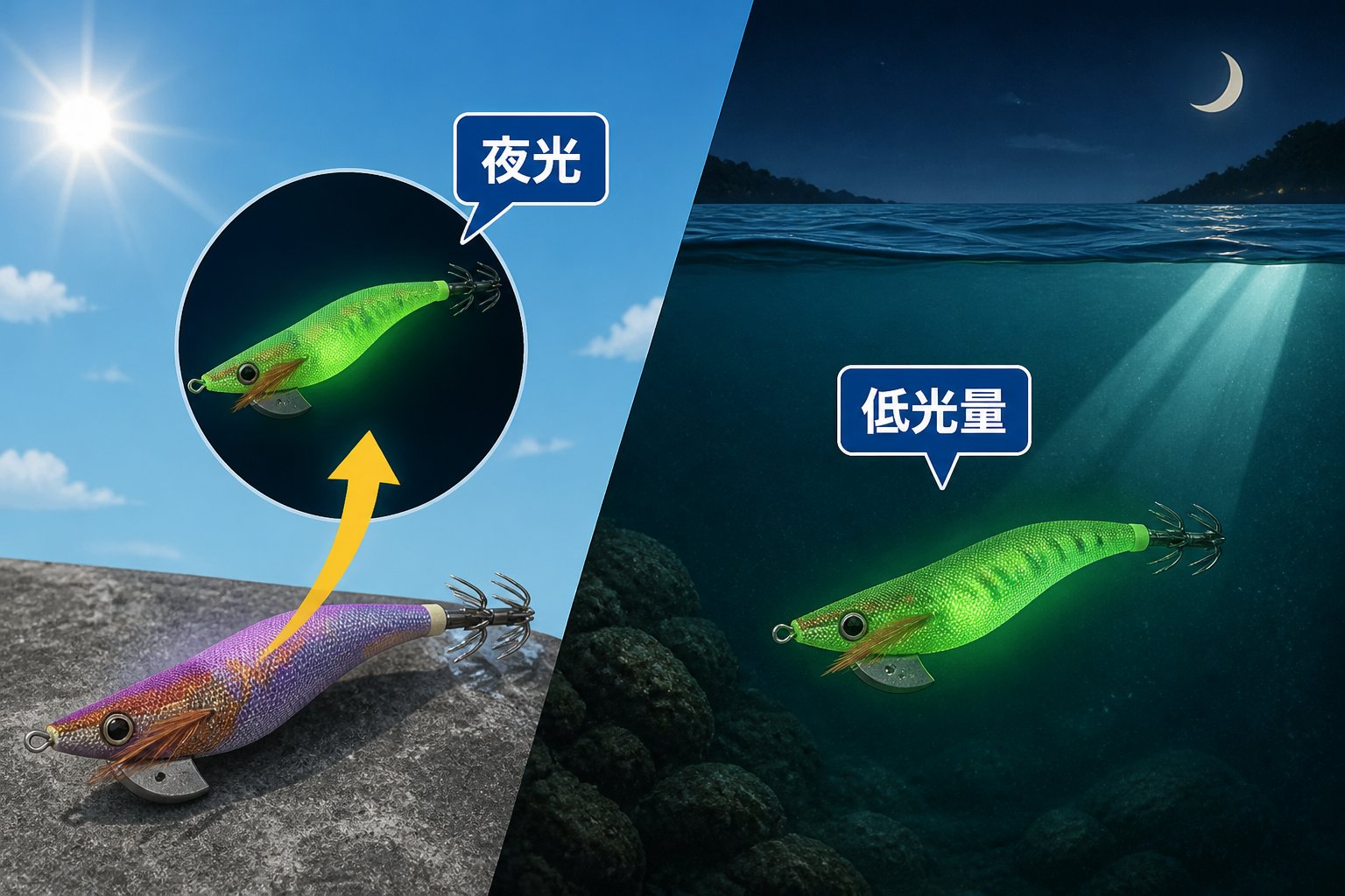 釣り方 初心者は「光の条件→背色」の順で候補を絞る
