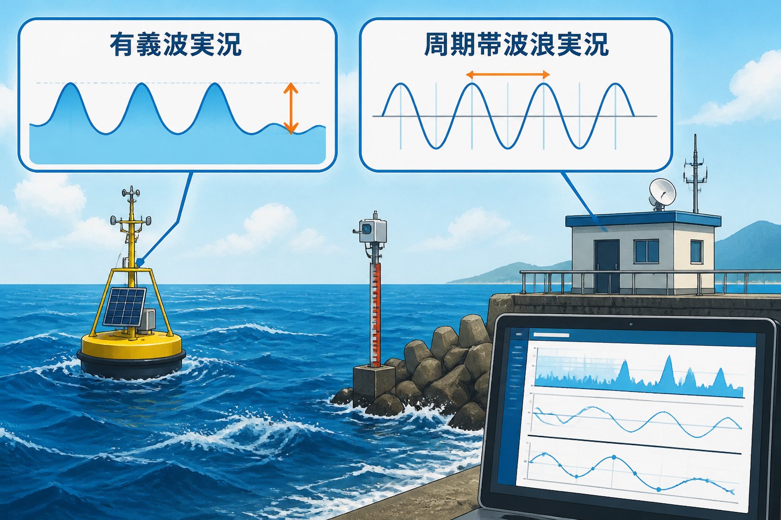 安全 NOWPHASの有義波・周期帯波浪・潮位データの安全判断基準