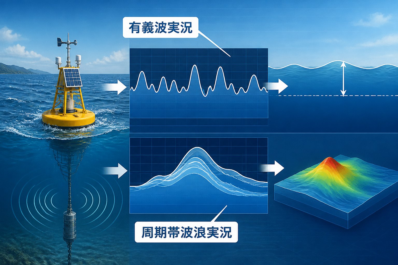 安全 NOWPHASで有義波・周期帯波浪・潮位と過去データを確認する手順