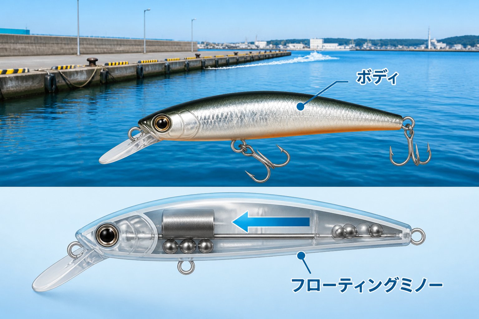 釣具 釣り初心者がミノーのフローティングとシンキングを公式表示で見分ける判断基準