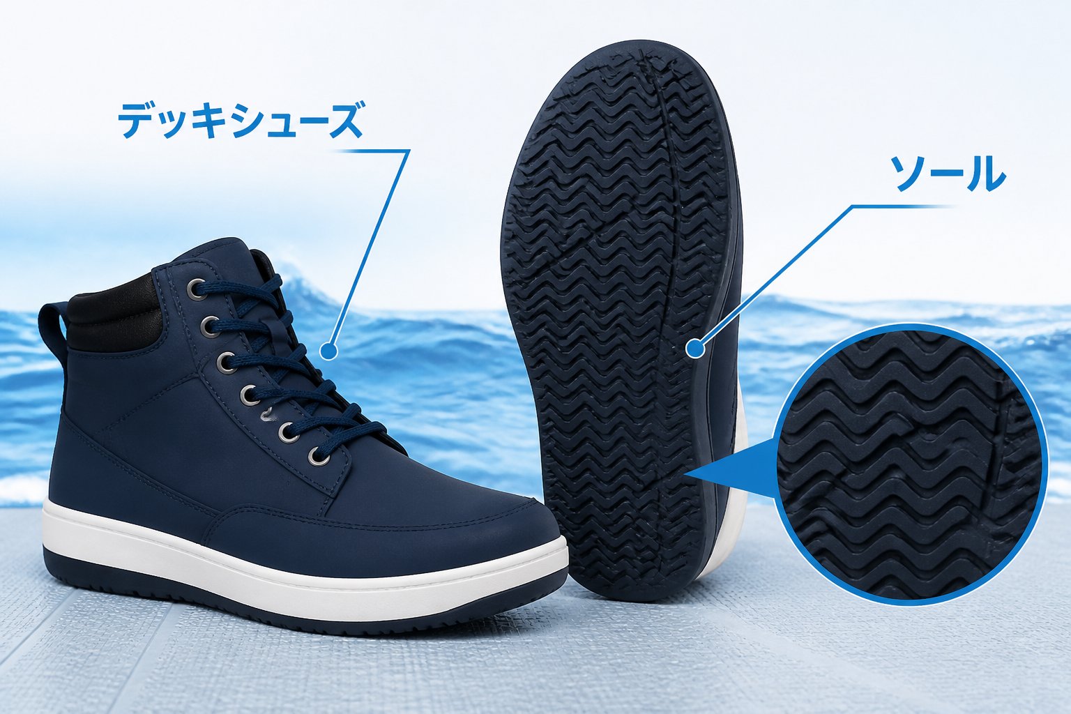 釣具 第2位：SHIMANO ボートゲーム ハイカット ドライデッキシューズ FS-340Y