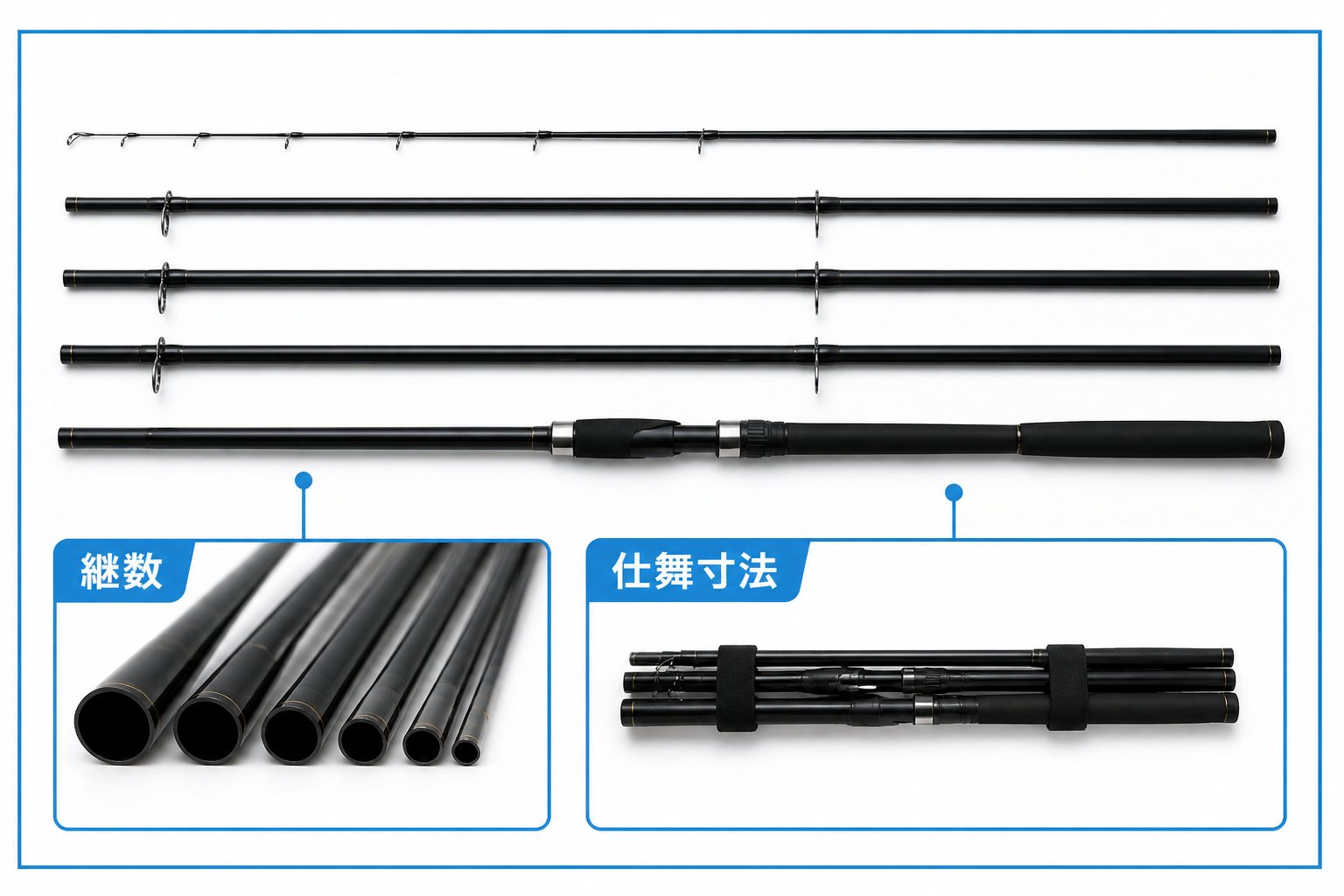 釣具 第2位：剛弓カゴ遠投B 4号-53B遠投・J
