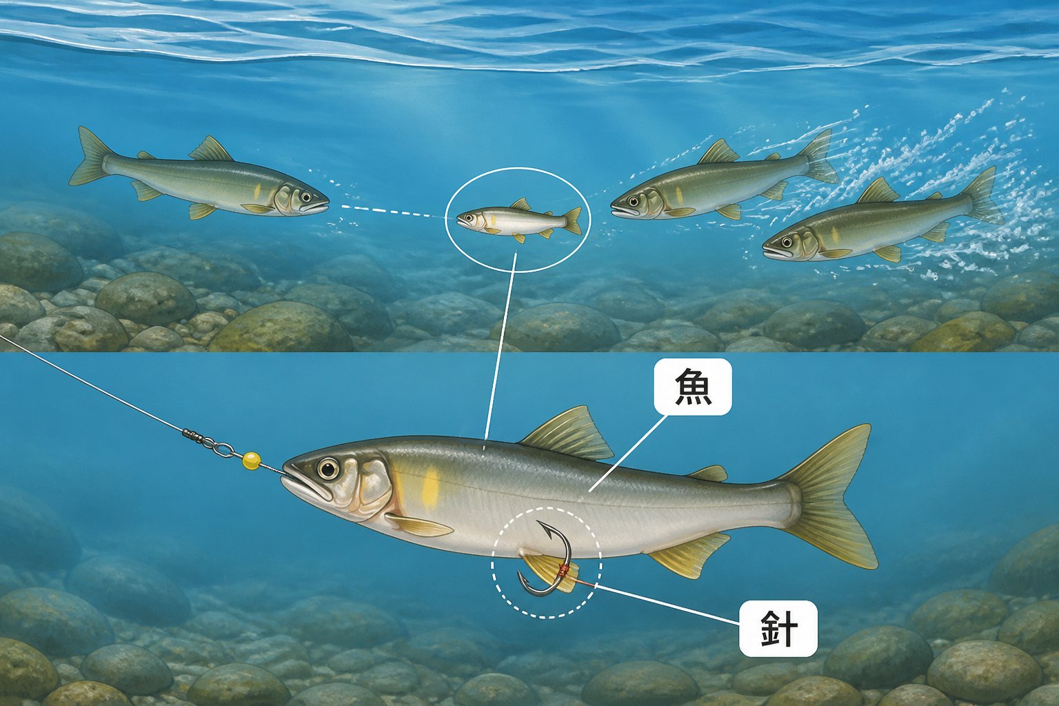 釣り方 アユの生態から友釣りの仕掛けと基本を学ぶ
