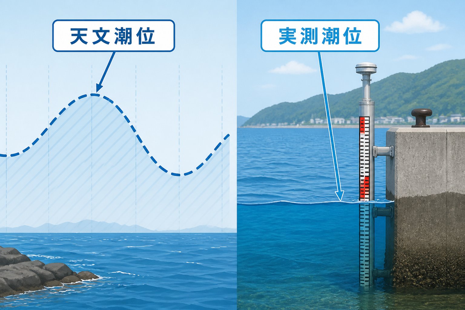 安全 気象庁の潮位表で示される天文潮位とは何か