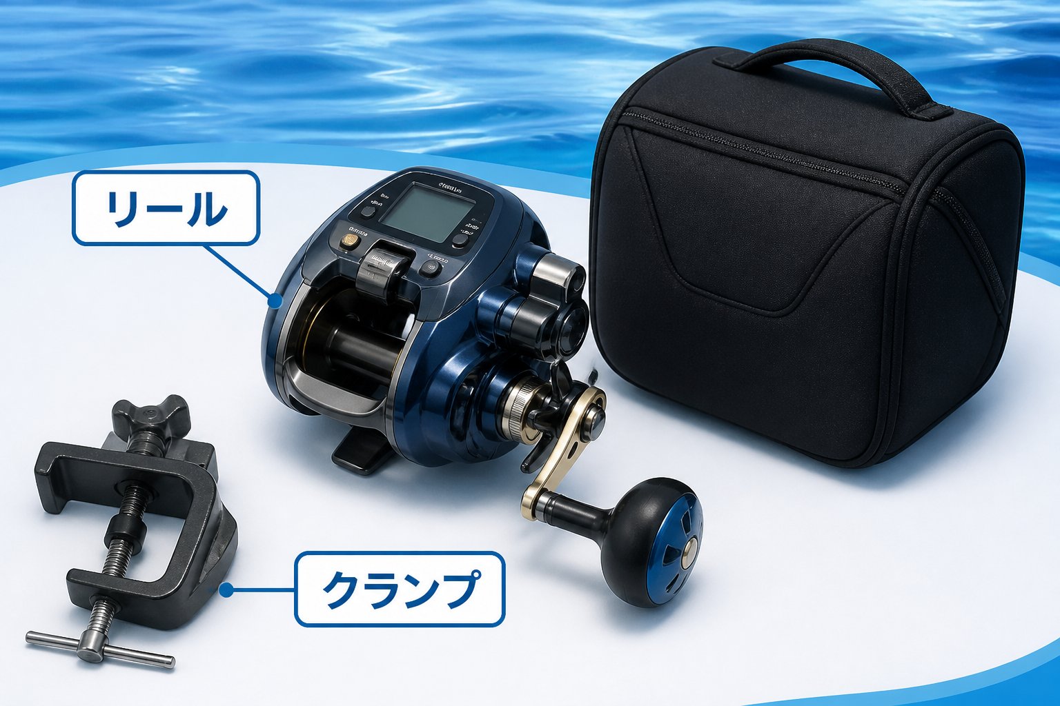 釣具 深海釣り用の大型電動リールを巻糸量と放熱で比べるランキングの比較基準