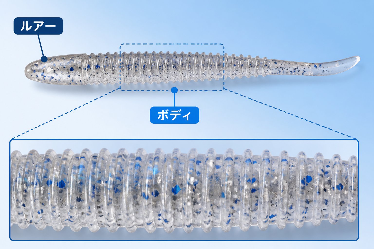 釣具 釣り初心者が知るべきアジング用ワームのサイズinch表示の見方